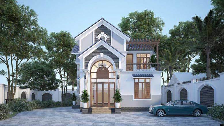 mẫu biệt thự phong cách hiện đại