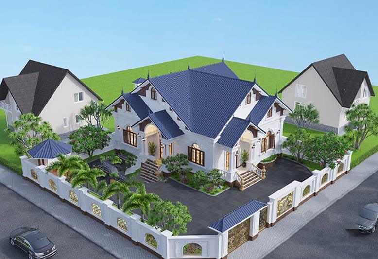 mẫu nhà biệt thự vườn