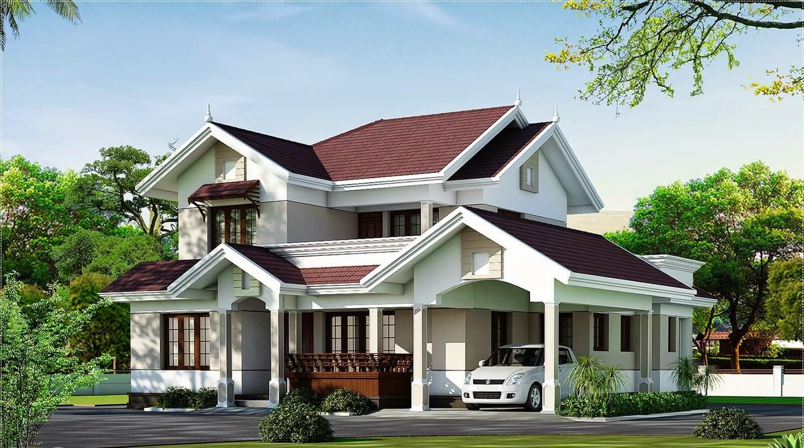 mẫu nhà biệt thự vườn