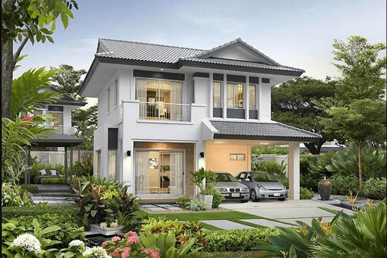 mẫu nhà biệt thự vườn