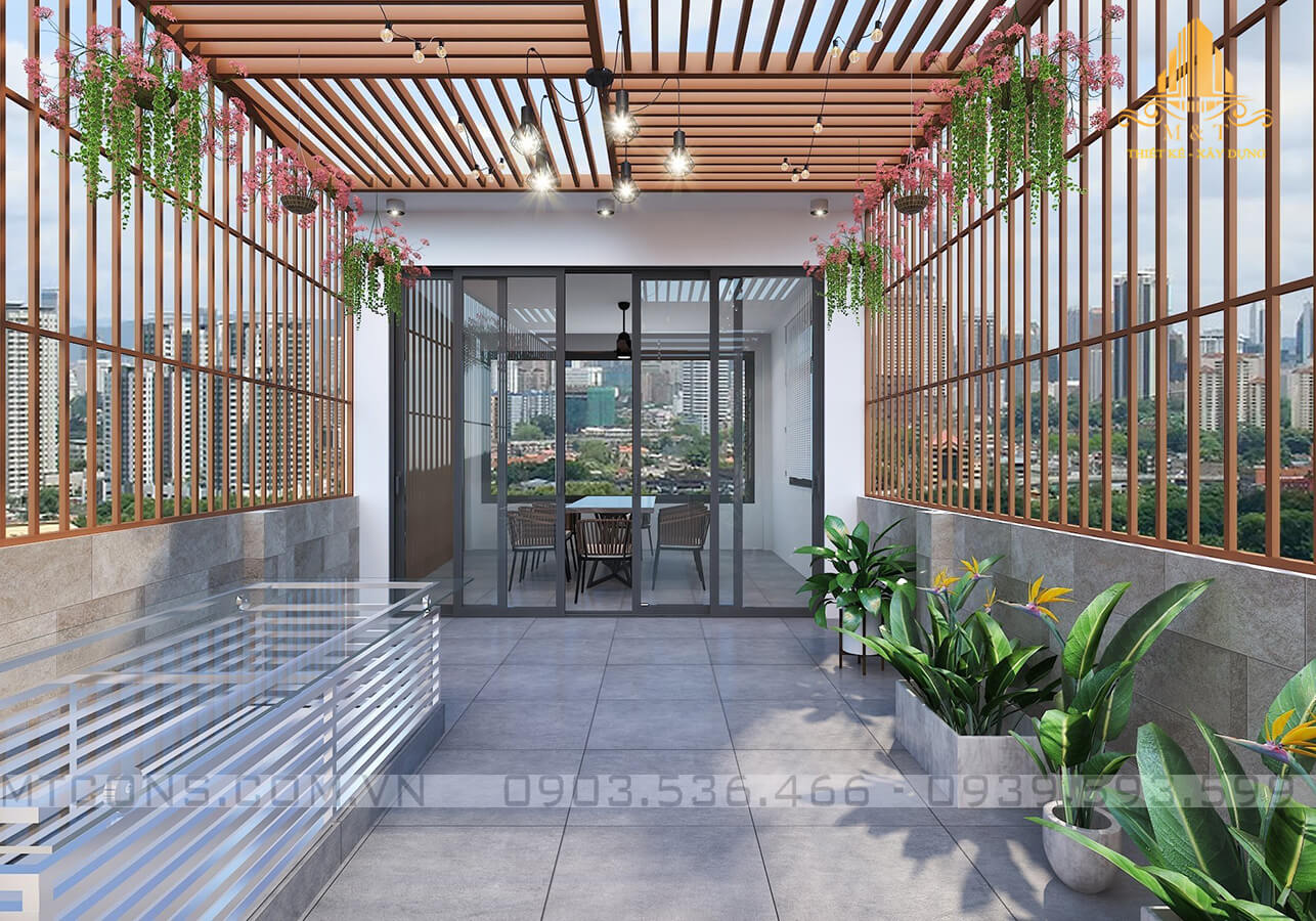thiết kế cải tạo nhà ống 4 tầng 3