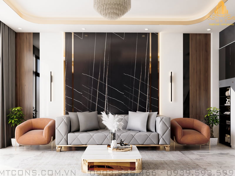 thiết kế nội thất nhà ống 3 tầng