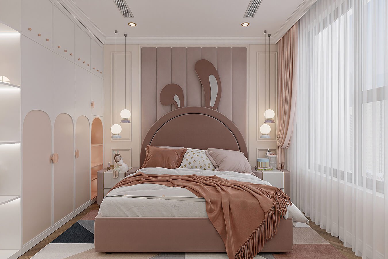 thiết kế penthouses có 3 phòng ngủ