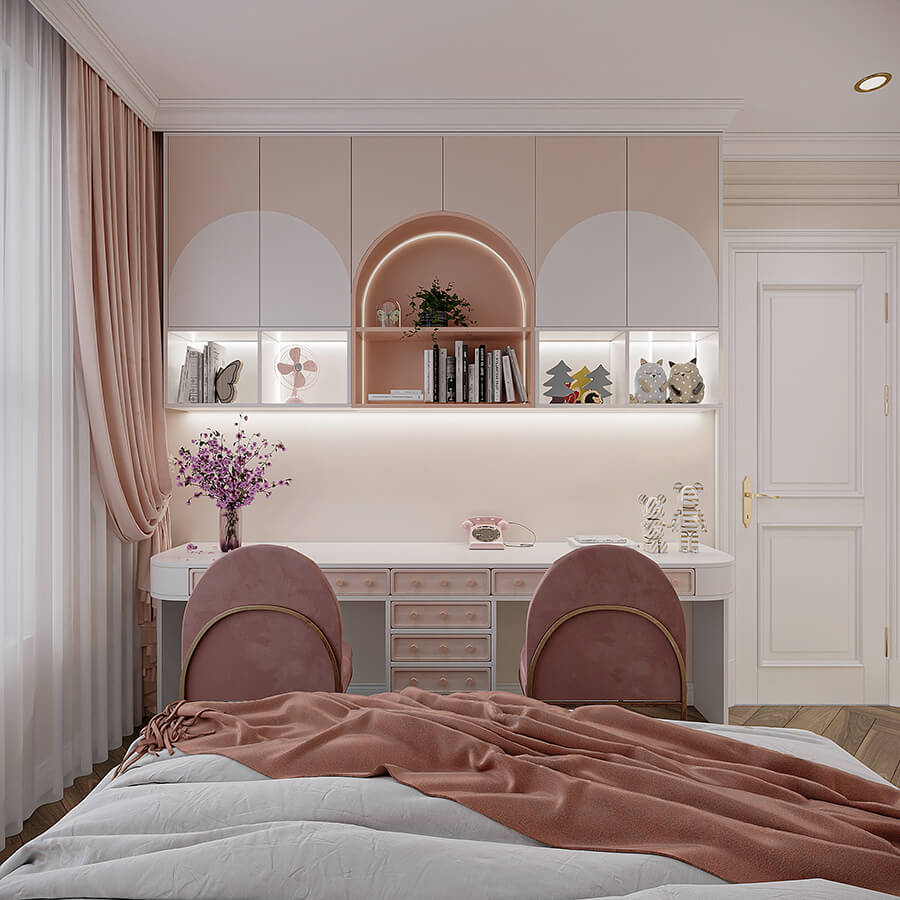 thiết kế penthouses có 3 phòng ngủ