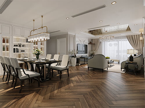 thiết kế penthouses có 3 phòng ngủ